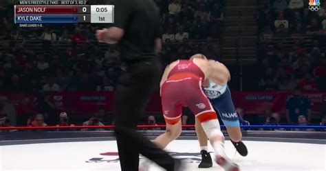 Team Usa Kyle Dake Defeats Jason Nolf In The Men S 74 Kg Freestyle