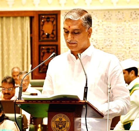Telangana Finance Minister T Harish Rao Is Telangana Budget 2023