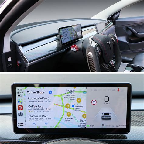 Tesla Model 3 Y Touch Screen Heads Up Display Waze Apple Carplay More