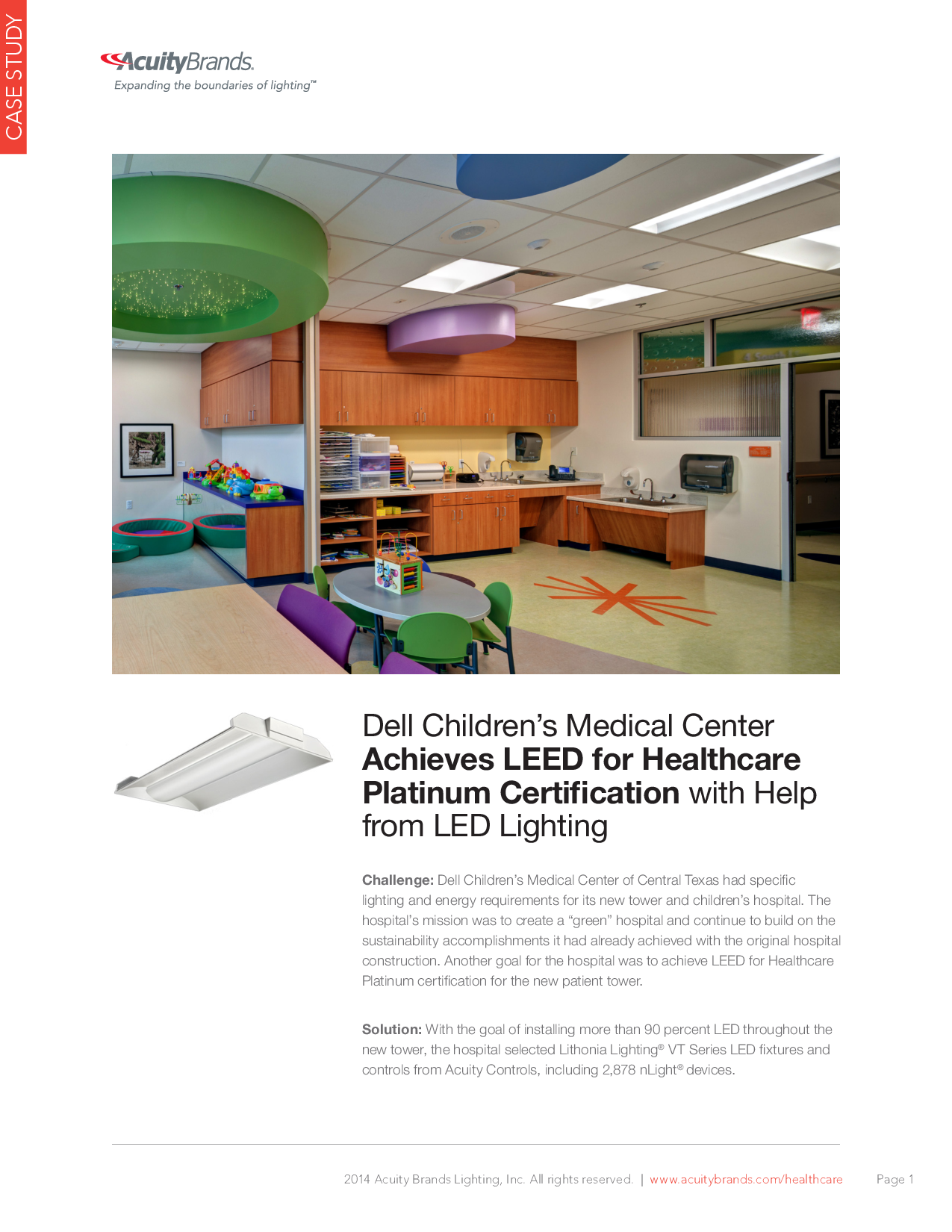 Texas Medical Center First To Earn Leed For Healthcare Platinum