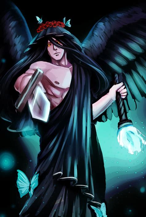 Thanatos Greek God Of Death By Waterspinach On Deviantart