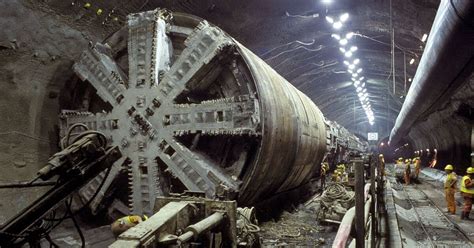 The 12Bn Tunnel That Was Britain S Biggest Ever Mega Project Uk News Express Co Uk