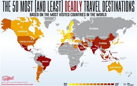 The 50 Most Amp Least Deadly Travel Destinations The Swiftest The 50 Most Amp Least Deadly Travel Destinations The Swiftest