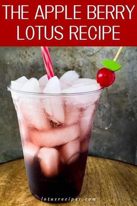 The Apple Berry Lotus Is A Yummy Combination Of Green Apple With Ruby The Apple Berry Lotus Is A Yummy Combination Of Green Apple With Ruby