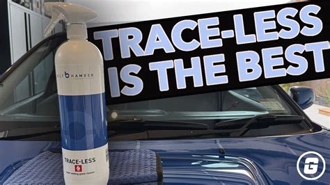 The Best Glass Cleaner Of All Time Bilt Hamber Trace Less Youtube