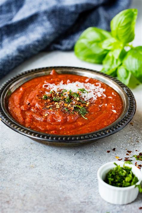 The Best Homemade Pizza Sauce Recipe Oh Sweet Basil The Best Homemade Pizza Sauce Recipe Oh Sweet Basil
