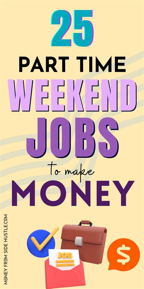 The Best Weekend Jobs To Make Extra Cash In 2021 Artofit