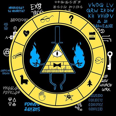 The Bill Cipher Zodiac Gravity Falls Wiki Fandom
