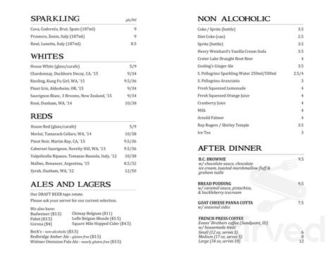 The Black Cypress Pullman Menu Prices Restaurant Reviews Tripadvisor