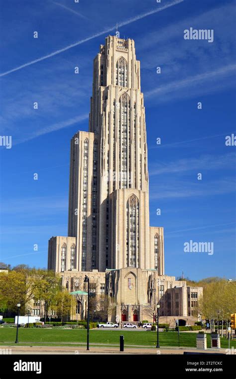 The Cathedral Of Learning On The Campus Of The University Of Pittsburgh