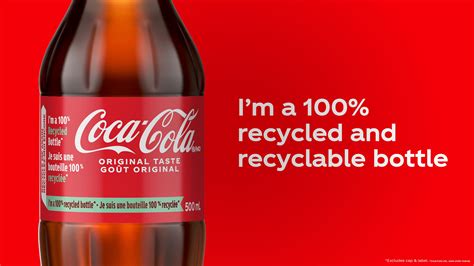 The Coca-Cola Company's 500Ml Sparkling Drink Bottles Transition To 100%  Recycled Plastic In Canada | Packaging Europe