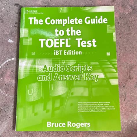The Complete Guide To The Toefl Bruce Rogers Answer Key 40310