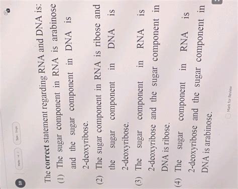 The Correct Statement Regarding Rna And Dna Respectively Is Aipmt 2016