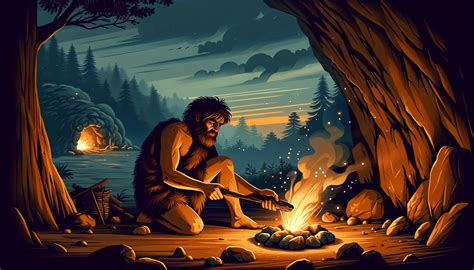The Discovery Of Fire In The Early Stone Age The Discovery Of Fire In The Early Stone Age
