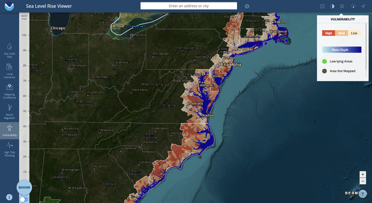 The Frightening Reality Of Sea Level Rise For United States Coastal
