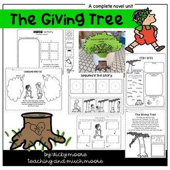 The Giving Tree Book Extension Activities And Unit By Victoria Moore The Giving Tree Book Extension Activities And Unit By Victoria Moore