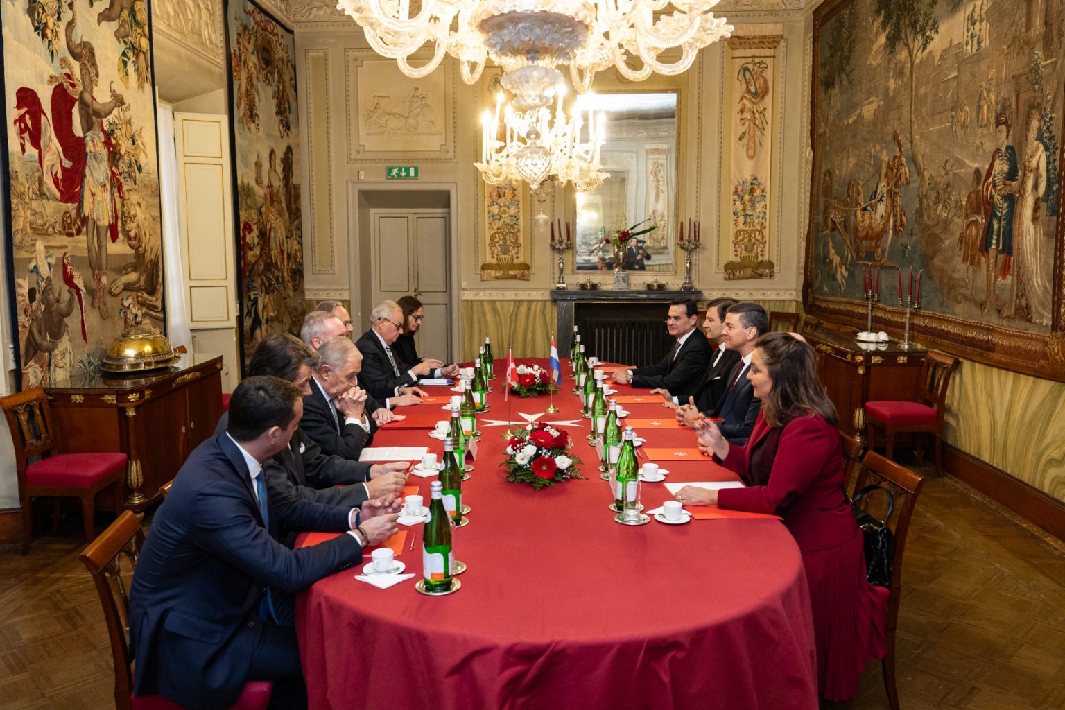 The Grand Master Of The Sovereign Order Of Malta Receives The President