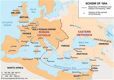 The Great Schism Of 1054 And The Split Of Christianity