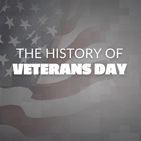 The History Of Veterans Day Soldiers Angels