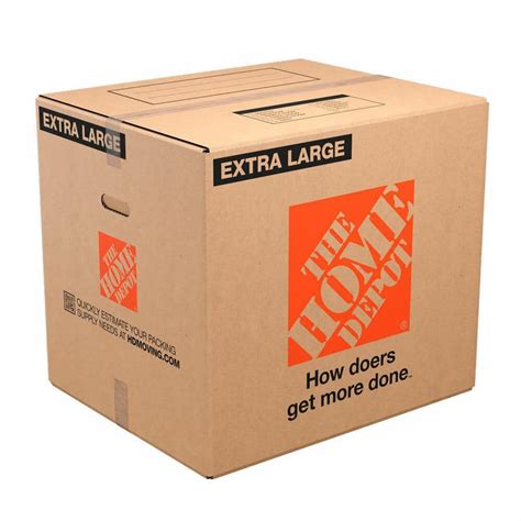 The Home Depot Extra Large Moving Shipping And Packing Box 22 In L X