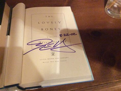 The Lovely Bones Signed By Sebold Alice Fine Hardcover 2002