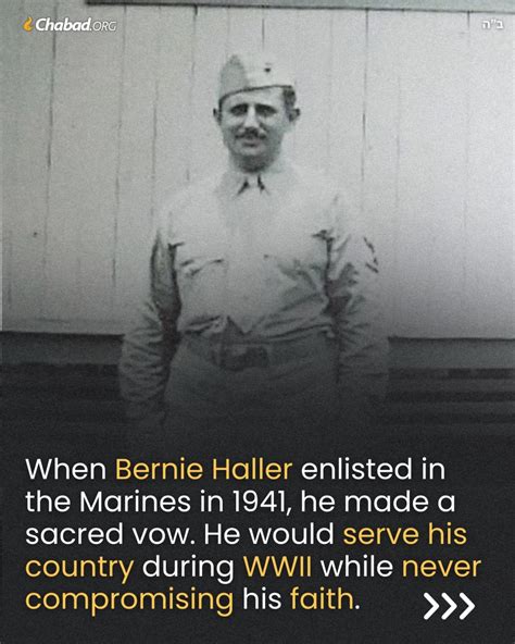 The Marine Who Didn T Miss A Day Of Tefillin During Wwii When Bernie Haller Enlisted In The Marines In 1941 He Made A Sacred Vow He Would Serve His Country During Wwii