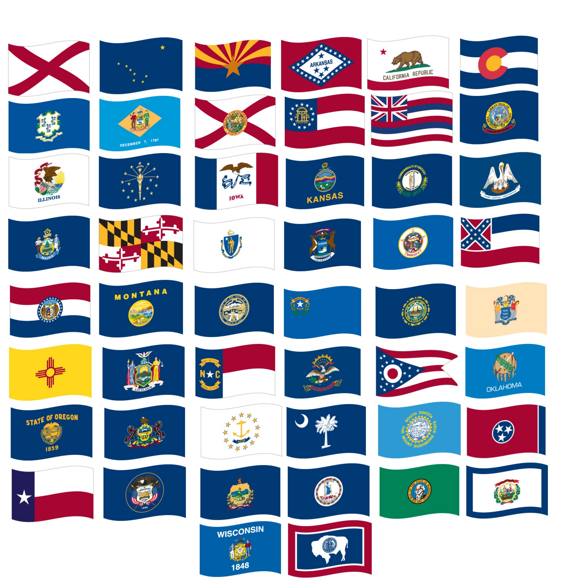 The Meaning Behind All 50 State Flags Reader S Digest