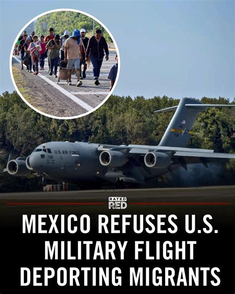 The Mexican Government Denied Landing Access To A U S Military Deportation Flight Temporarily Halting The Trump Administration S Plans To Deport Immigrants To Mexico The Blocked Flight Followed Two Successful Deportation Flights To