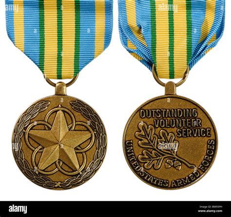 The Military Outstanding Volunteer Service Medal Presented To Hospital