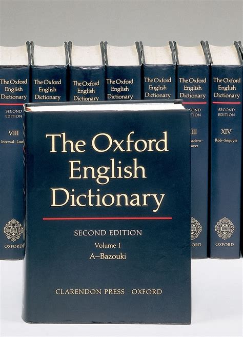 The Oxford English Dictionary Volume 1 20 20 Volume Set Simpson