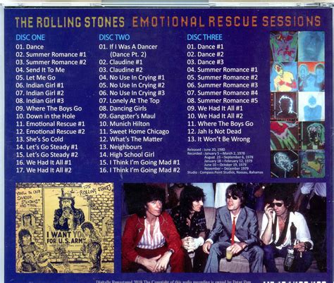 The Rolling Stones The Emotional Rescue Sessions Cd Discogs