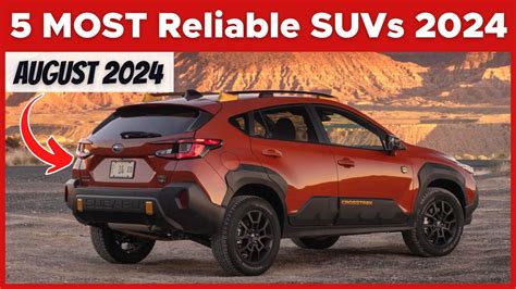The Top 5 Most Reliable Suvs As Of November 2024 Youtube
