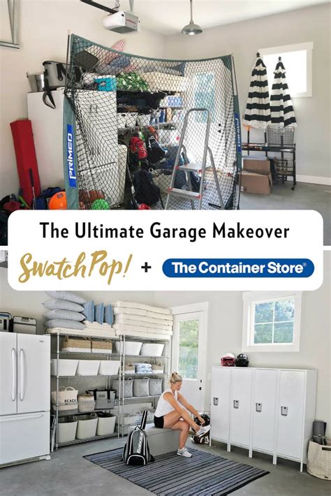 The Ultimate Garage Makeover With The Container Store Swatchpop The Ultimate Garage Makeover With The Container Store Swatchpop