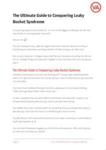 The Ultimate Guide To Conquering Leaky Bucket Syndrome