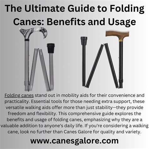 The Ultimate Guide To Folding Canes Benefits And Usage