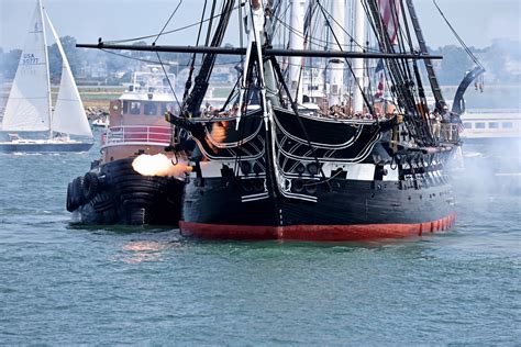 The Uss Constitution Amp 39 S Annual Turnaround In Boston Harbor 21 Gun