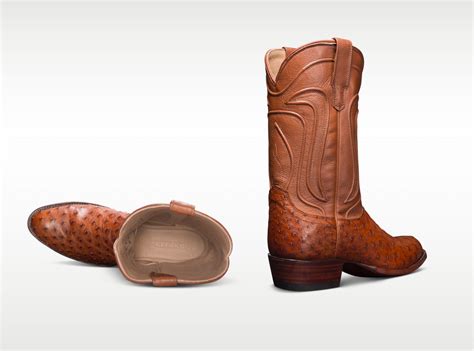 The Wyatt A Handmade Full Quill Ostrich Cowboy Boot Tecovas
