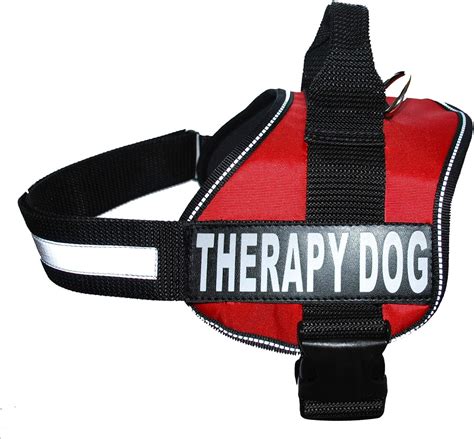 Therapy Dog Vest Harness Service Dog Vest With 2 Reflective Therapy