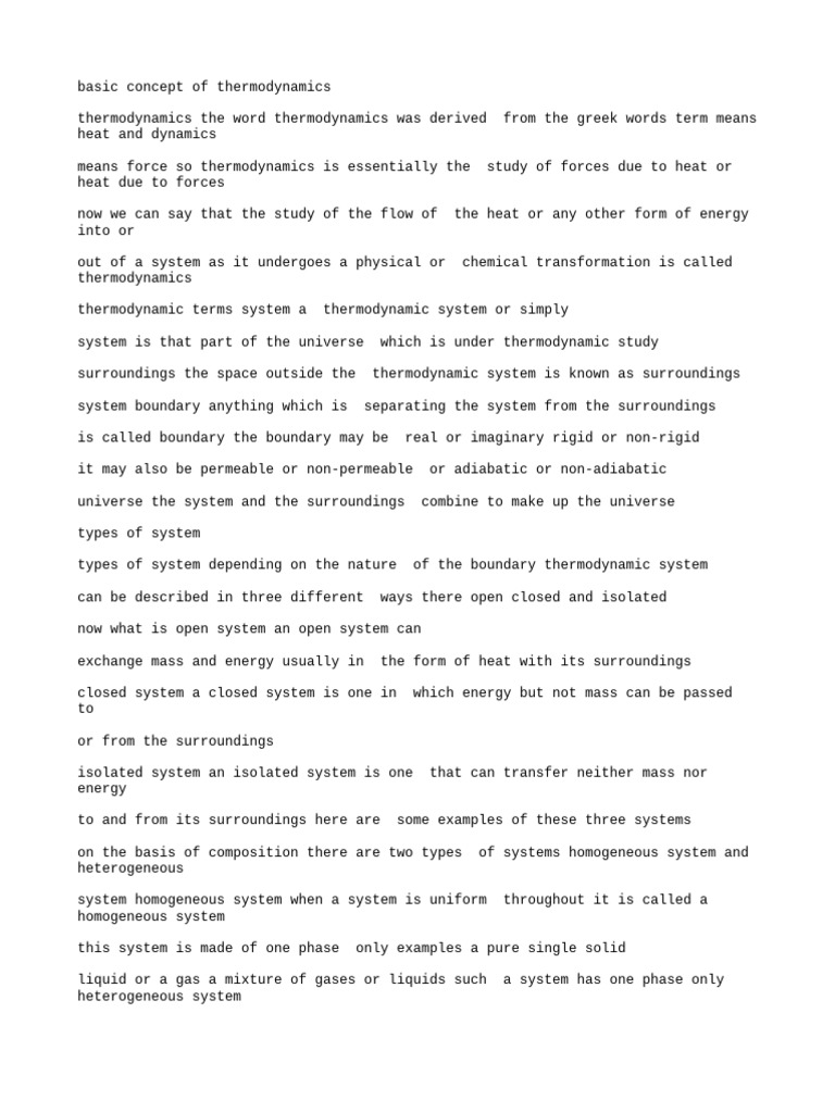 Thermodynamics Energy Work And Heat Animation Youtube