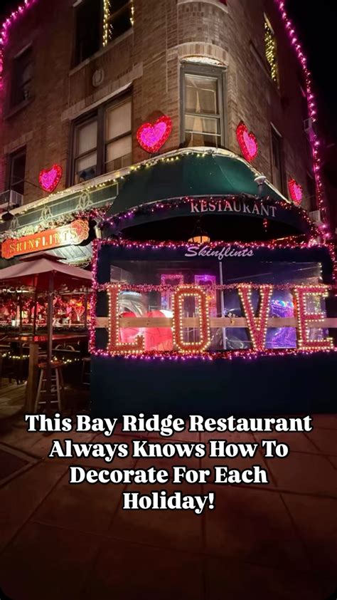 This Bay Ridge Restaurant Goes Above And Beyond When It Comes To Decorating For Every Holiday Skinflints Brooklynbitess Brooklyn Bayridge Nyceats Barfood Foodblog Valentinesday Nycfood