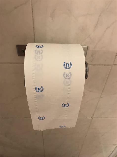 This Fancy Restaurant Has Monogrammed Toilet Paper R Mildlyinteresting