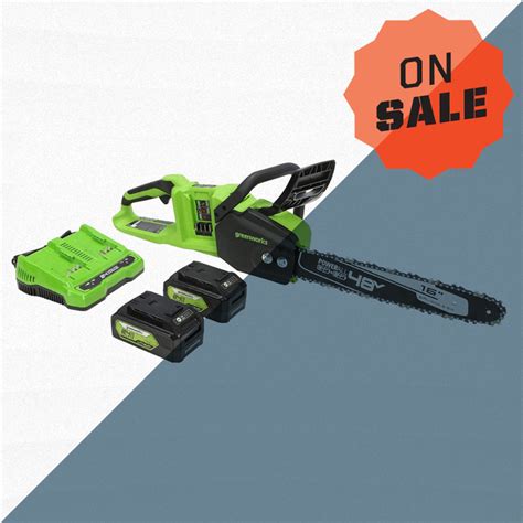 This Greenworks Electric Chainsaw Effortlessly Cuts Through Trees And This Greenworks Electric Chainsaw Effortlessly Cuts Through Trees And