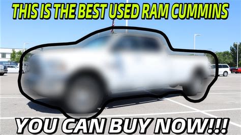 This Is One Of The Best Years To Buy A Used Ram Hd Cummins Youtube