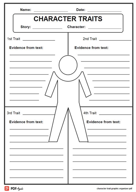 This Printable Is Free In The Preview File Of The Character Traits Pack