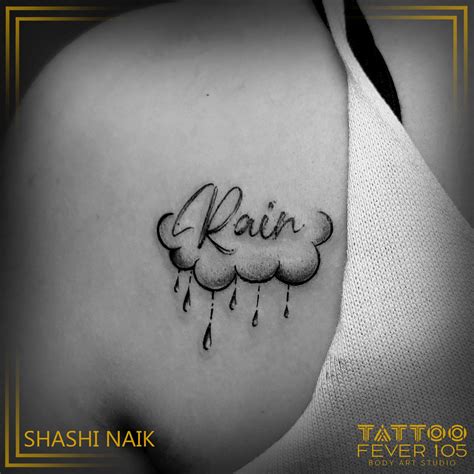 This Rain Cloud Cloud Tattoo Rain Tattoo Discreet Tattoos