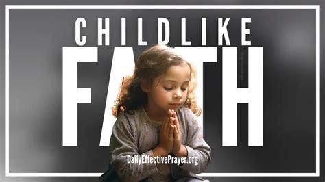 Thoughts On Childlike Faith Moving Pictures Sermonspice