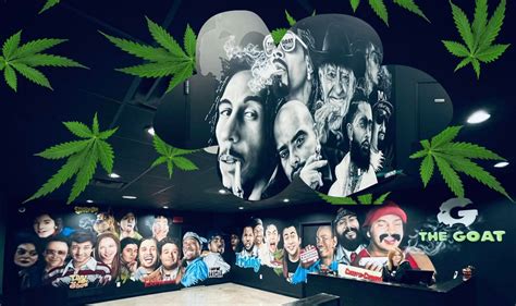 Three Rivers Cannabis Shop Has Murals Of Greatest Weed Smokers