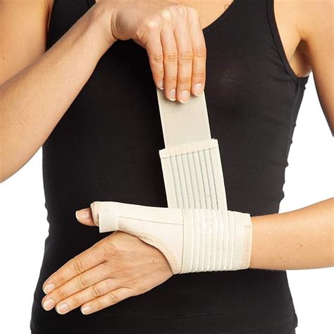 Thumb Wrist Support De Quervain Brace Beige Pain Splint Spica Medical