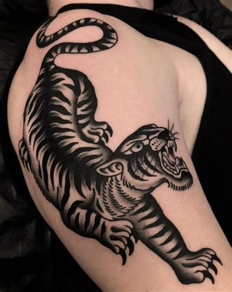 Tiger Tattoo Traditional