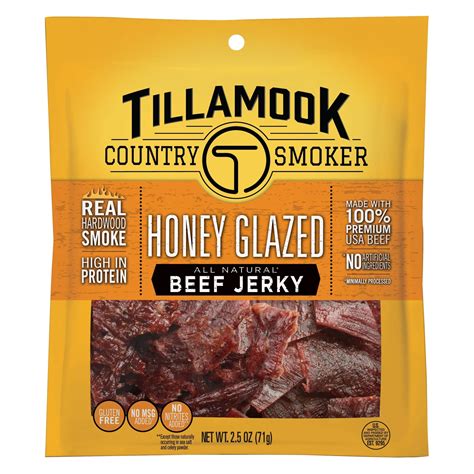 Tillamook Country Smoker Honey Glazed Beef Jerky 2 5 Oz Shipt